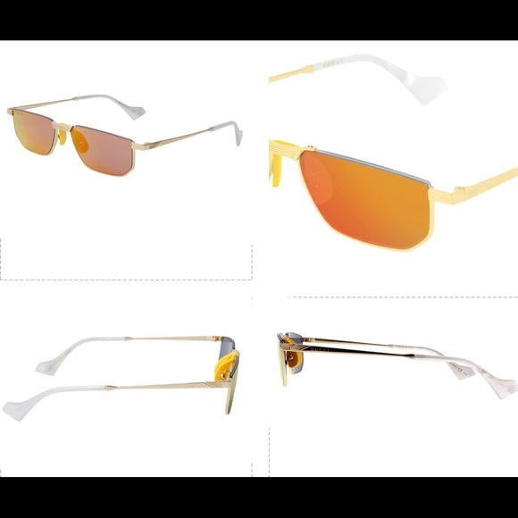 GUCCI UNISEX ORANGE MIRROR , SAME STYLE WORE TO THE GRAMMYS ON BILLIE EILISH - Picture 6 of 16